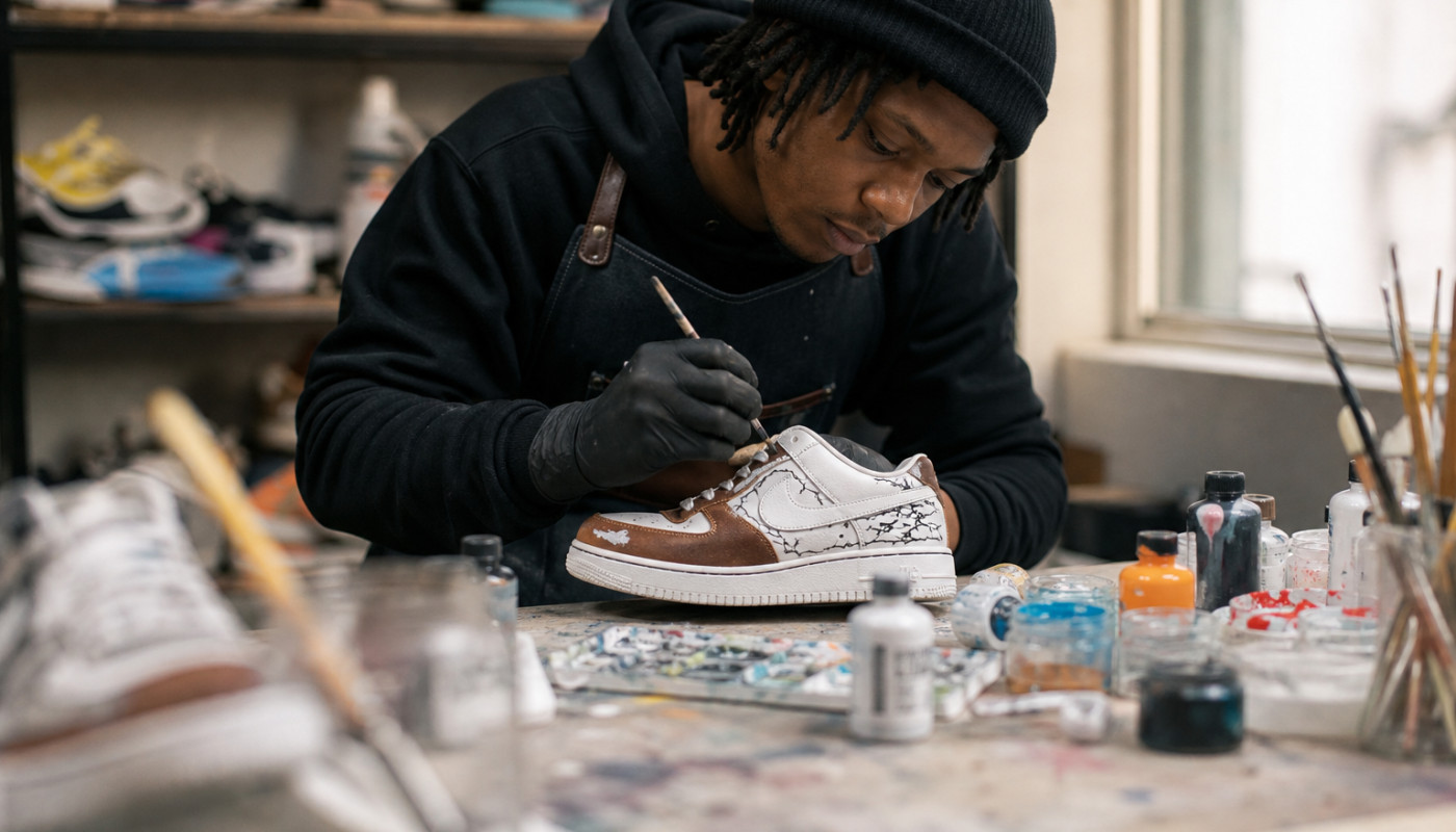 Les secrets peu connus du métier de customiseur de baskets